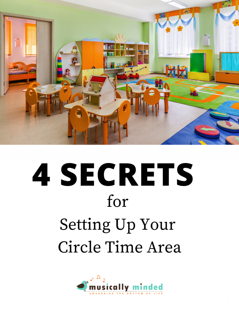 4 Secrets for Setting Up Your Circle Time Space