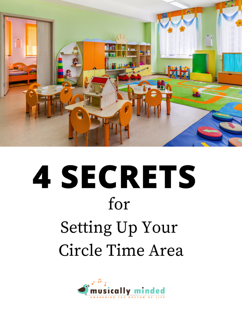 4 secrets to setting up your circle time space room set up