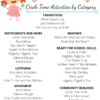 circle time songs