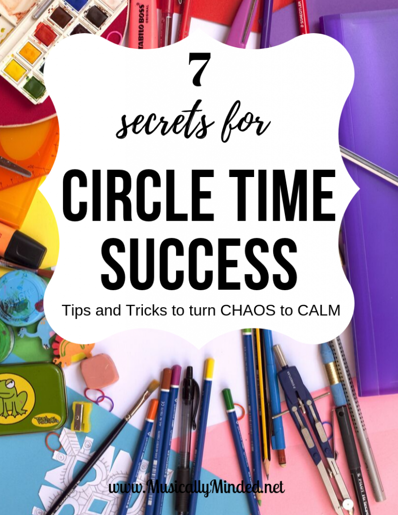 secrets for circle time success