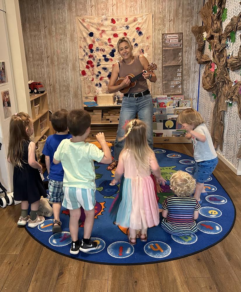 Students in a Musically Minded in-person class in Seattle
