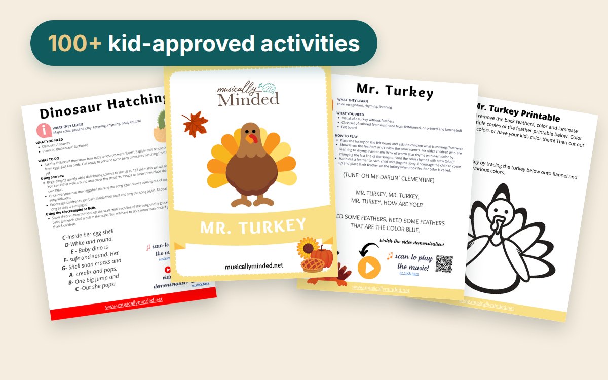 Printable circle time activity pages